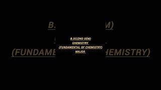 b.sc second semester || chemistry paper || #trending #exam #bsc #viral #shorts