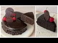 Super Easy Chocolate Truffle Cake In kadai | No Whipping Cream, No Oven | Eggless Chocolate Cake