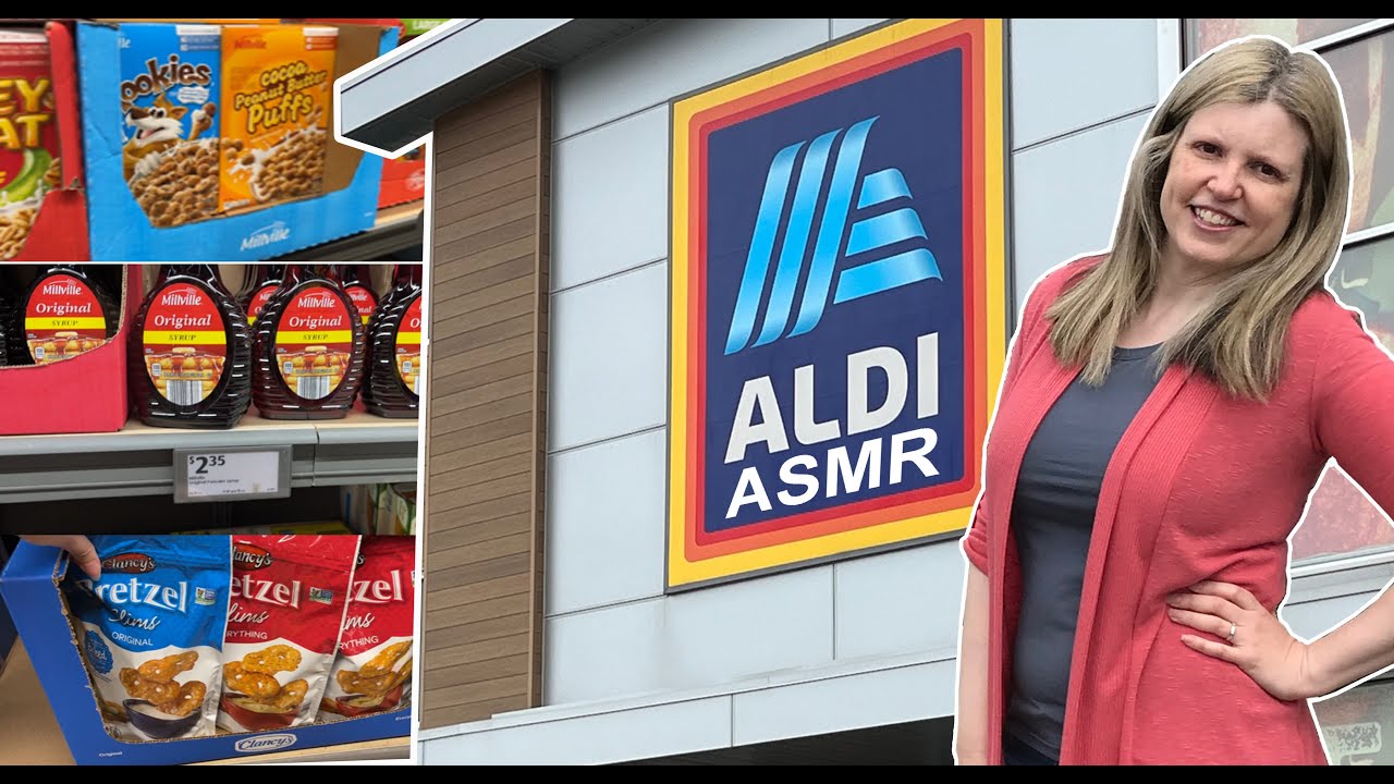 ASMR * ALDI Shelf Organization  * No Talking * Store Shelf Straightening