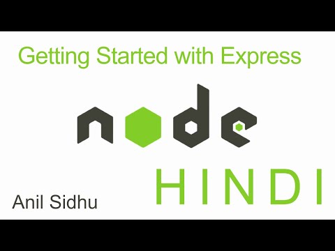 Node js tutorial in Hindi #15 | express js install | introduction