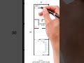 Smart 15×50 House Plan  #FloorPlan #HouseDesign #15x50HousePlan #1BHKPlan #shorts