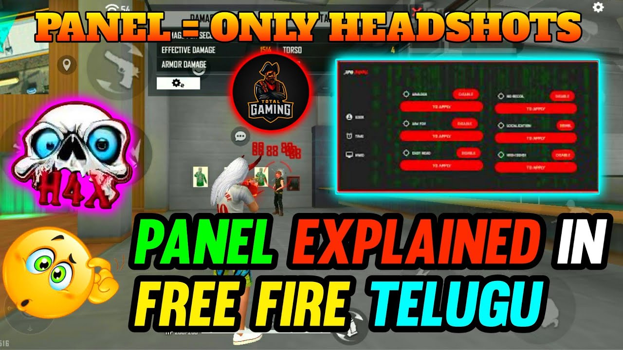 WHAT IS PANEL IN FREE FIRE FULLY EXPLAINED IN TELUGU GARENA FREE what-is-panel-in-free-fire-fully-explained-in-telugu-garena-free