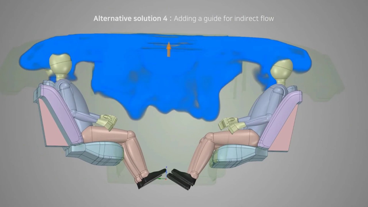 ANSYS Discovery Live - Air flow design concept simulation for Autonomous Shuttle