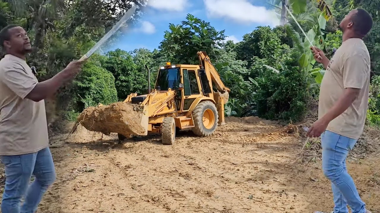 Day 2 | leveling the land for my Official Air bnb project | progress looking good