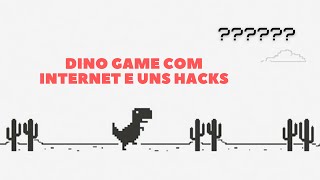 Dino Game no Chrome estando conectado na internet e uns hacks no game screenshot 4