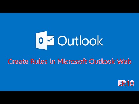 Create Rules in Microsoft Outlook  on WEB | EP10 | iLikeiT.info