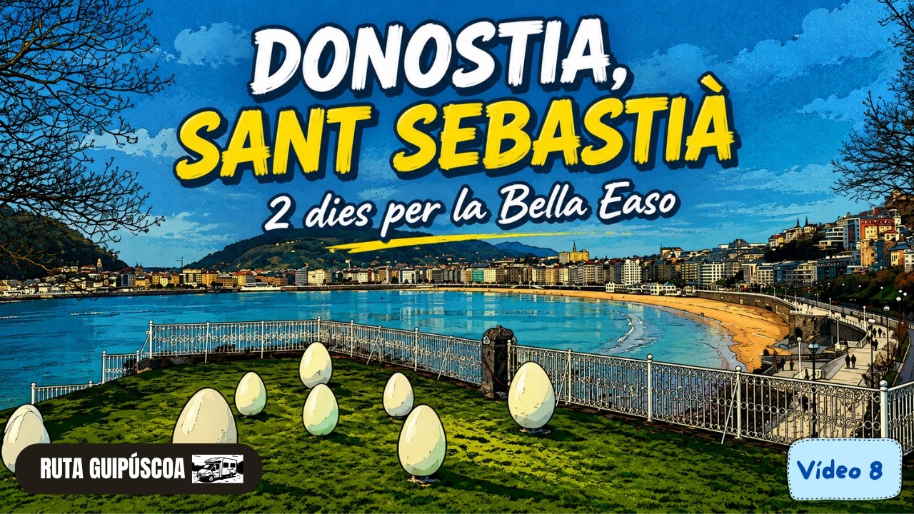 SANT SEBASTIÀ en AUTOCARAVANA 🚐 Què veure en 2 dies i on pernoctar! (Donostia)