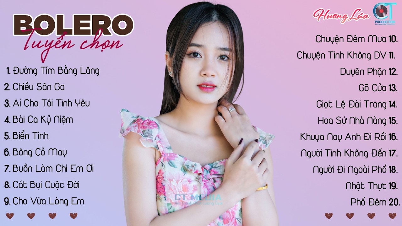Nhạc Trữ Tình Bolero Chọn Lọc Hay Nhất 2025 - LK ĐƯỜNG TÍM BẰNG LĂNG x CHIỀU SÂN GA