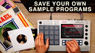 how to SAVE YOUR PROGRAMS MPC LIVE 2
