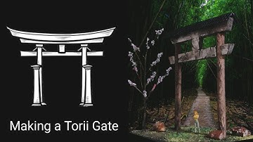 Making a Torii Gate | Simply and easily | Japanese gate