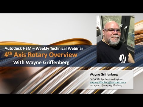 Weekly HSM Technical Webinar  - 4th Axis Rotary Overview