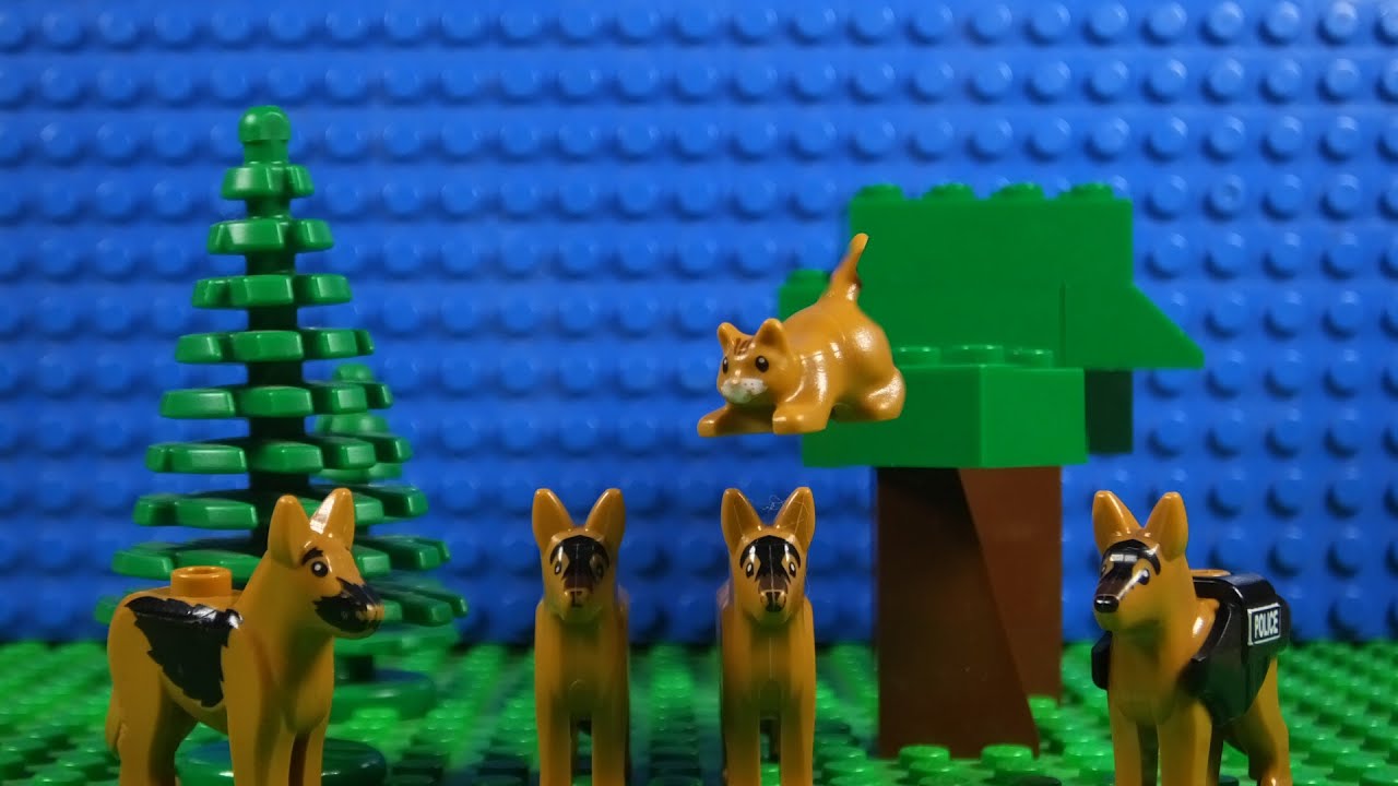 Dogs V.S. Cats! (LEGO Stop Motion)