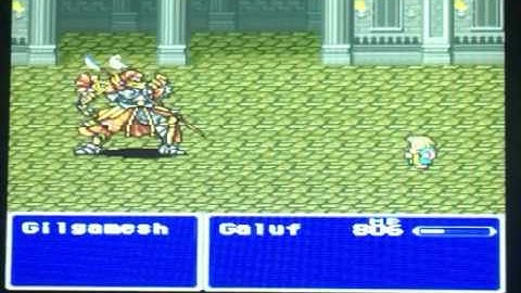Final Fantasy V (SNES): Gilgamesh (1st Encounter)
