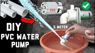 How To Make Pvc Water Pumpat Home