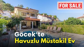 Göcekte Müstakil Bahçeli, 3 Yatak Odalı Satılık Ev