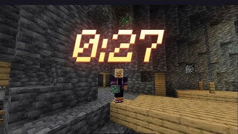 Deepslate Emerald Ore Speedrun in 27.914 seconds (NOT A TAS)