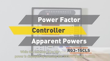 ENTES RG3-15 CLS Power Factor Controller Apparent Powers