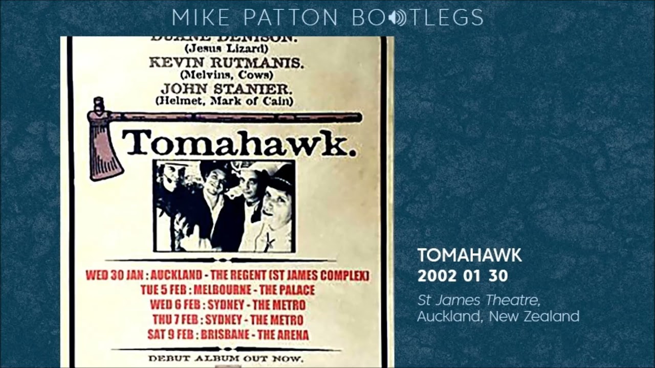 2002/01/30 Tomahawk - St James Theatre, Auckland, New Zealand