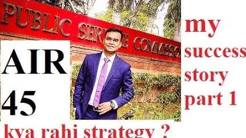 success story part 1 AIR 45 UPSC ESE ..sushil suman IIT ROORKEE