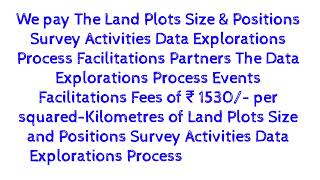 The Earth Land Plots Size Positions Survey Business Opportunities