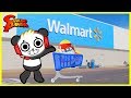 COMBO PANDA TOYS ARE HERE ! Ryan's World Toy Shopping at Walmart and Unboxing Surprise Toys