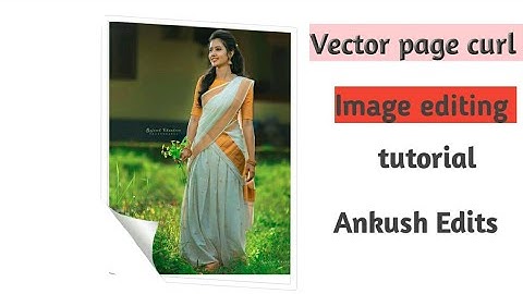 How to edit Vector Page Curl image in pixellab || Avee player + pixellab || kaise kare ||   in hind