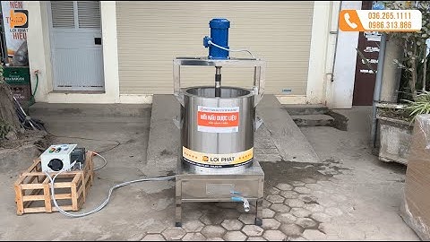 Nồi Nấu Dược Liệu, Cô Cao Dược Liệu 100L Có Cánh Khuấy Mới Nhất 2024