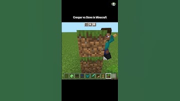 Creeper vs Steve #shorts #minecraft