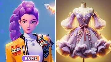 ✨🎉 Pick Your Birthday Month & See Your Party Wear + K pop Demon Hunters Character! 💜🔥