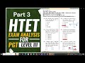 HTET PGT Commerce 2023 Paper Solution in detail | Part 3 | Quant & Reasoning
