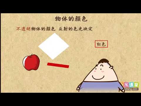 22物体的颜色   光现象  中学物理