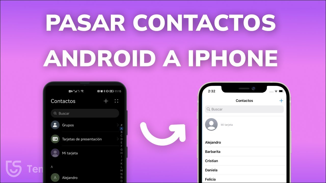 Como Pasar Los Contactos Desde Android A Iphone at Ann Rose blog