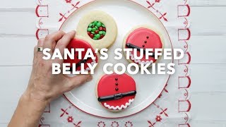 Santa's Stuffed Belly Cookies