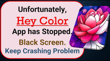 How To Fix Unfortunately, Hey Color App has stopped | Keeps Crashing Problem in Android | Not Open