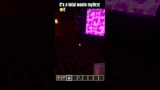 This myth😭!! #minecraft #shorts #trending #gamingshorts #gaming #minecraftshorts