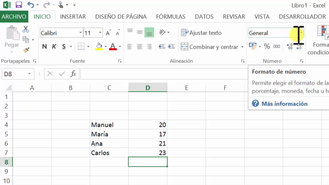 1 Introducir Datos Excel - YouTube
