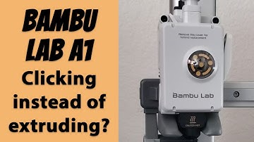 Is your Bambu A1 or A1 Mini clicking instead of extruding? #3dprinting #troubleshooting