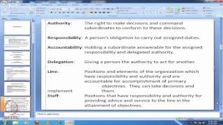 Mod-25 Lec-31 Functions of Management (Contd. )