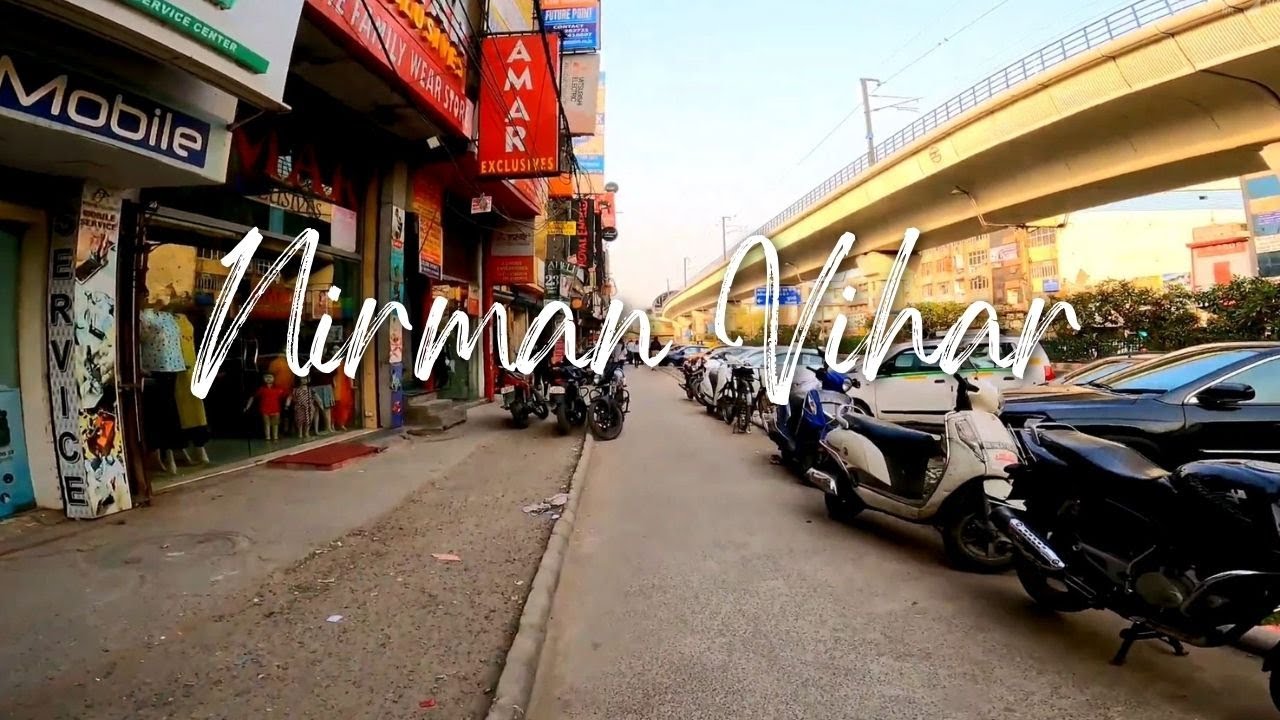 Nirman Vihar to Preet Vihar | Delhi Walking Tour | Street Life in India 🇮🇳