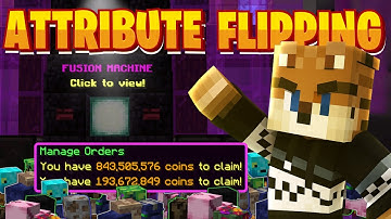 Flipping Attributes Makes $$$ BILLIONS!! -- Hypixel Skyblock