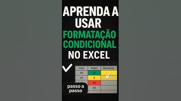 usando FORMATAÇÃO CONDICIONAL no EXCEL: destacando valores! #excel #exceltips #exceltricks