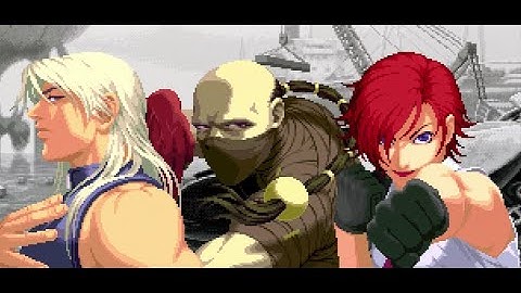 492: King of Fighters 2000 NEOGEO MVS \\ Jhun, Vanessa, Ramon, Lin max level Arcade team play
