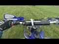 Odcinek z jazdy na Yamaha yz85.