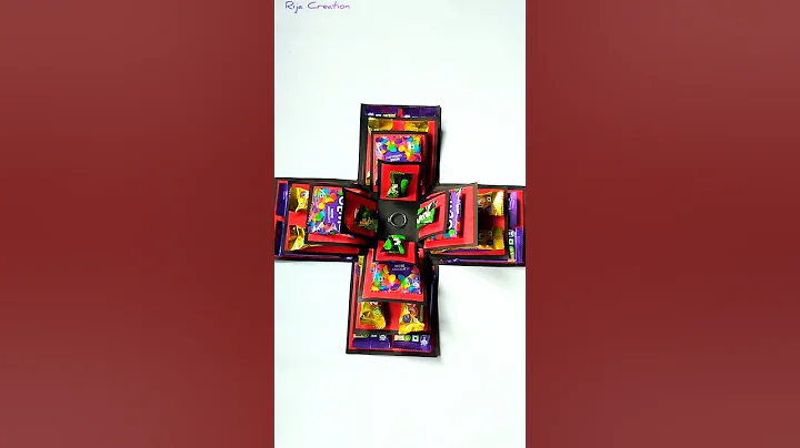 Birthday special chocolate explosion box making ideas ll Beautiful gift ideas #shorts #viral