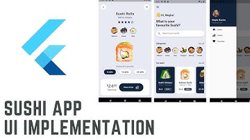 Flutter UI Implementation - Sushi App