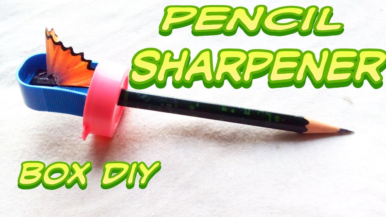 how to make cool pencil sharpener hack YouTube