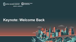 Keynote: Welcome Back