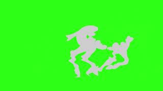 Cartoon Running Horse Green Screen Overlay Animation