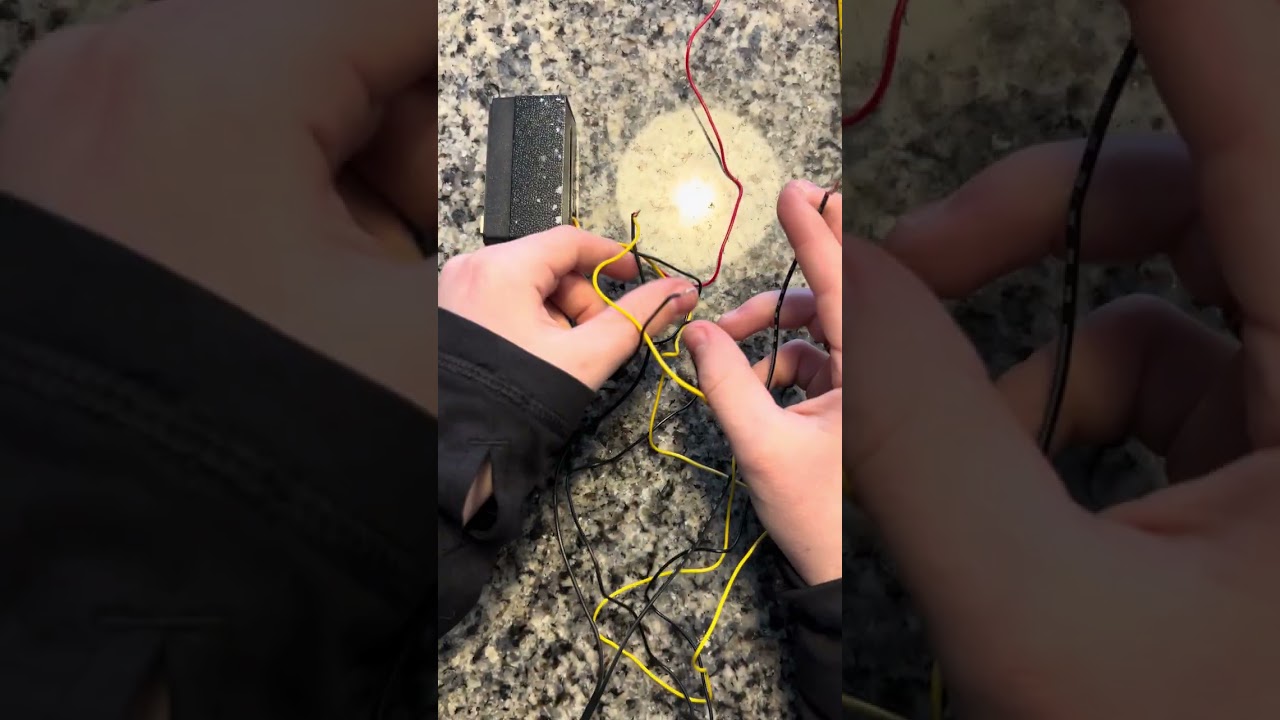 How to￼ wire up a small electrical device