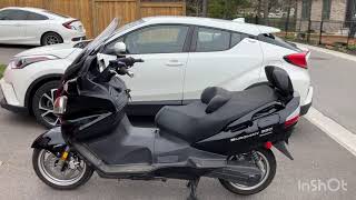 . Купил Suzuki Burgman 650 скутер.